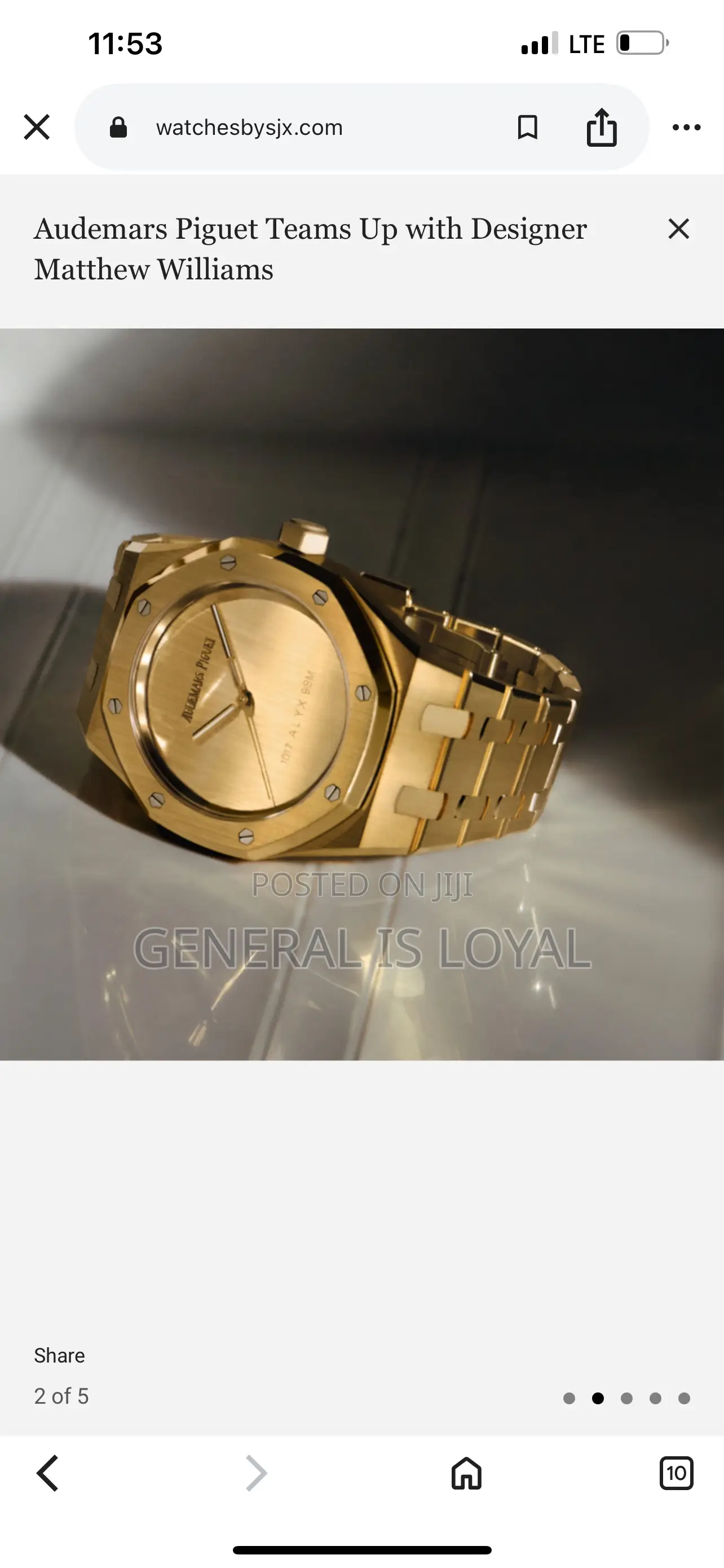 Audemars Piguet Royal Oak Chronograph Yellow Gold Limited Edition
