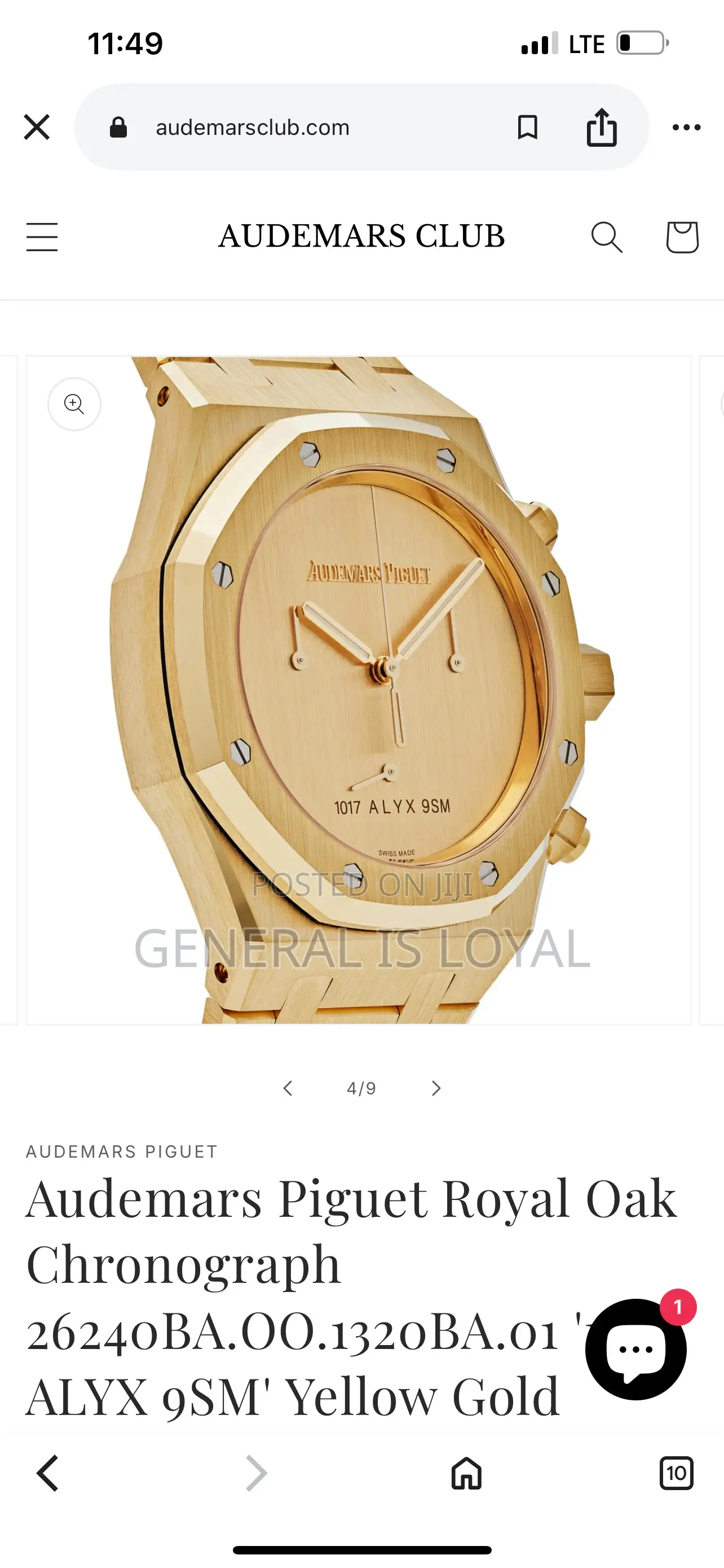 Audemars Piguet Royal Oak Chronograph Yellow Gold Limited Edition