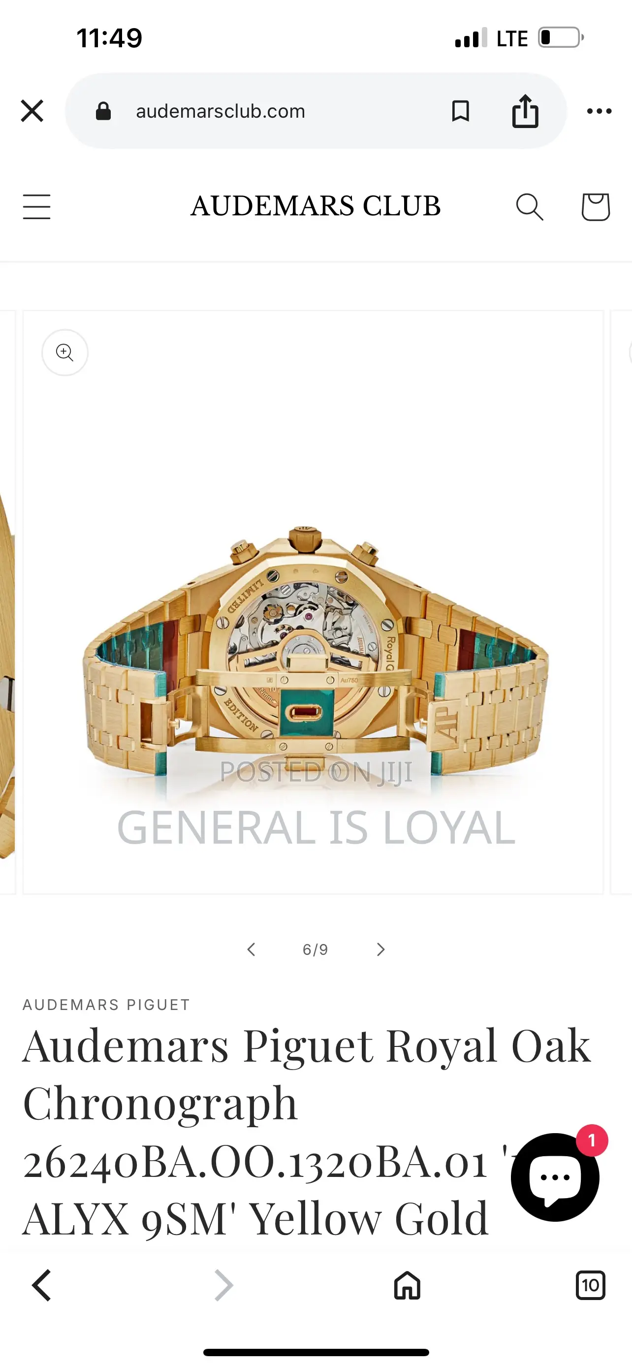 Audemars Piguet Royal Oak Chronograph Yellow Gold Limited Edition