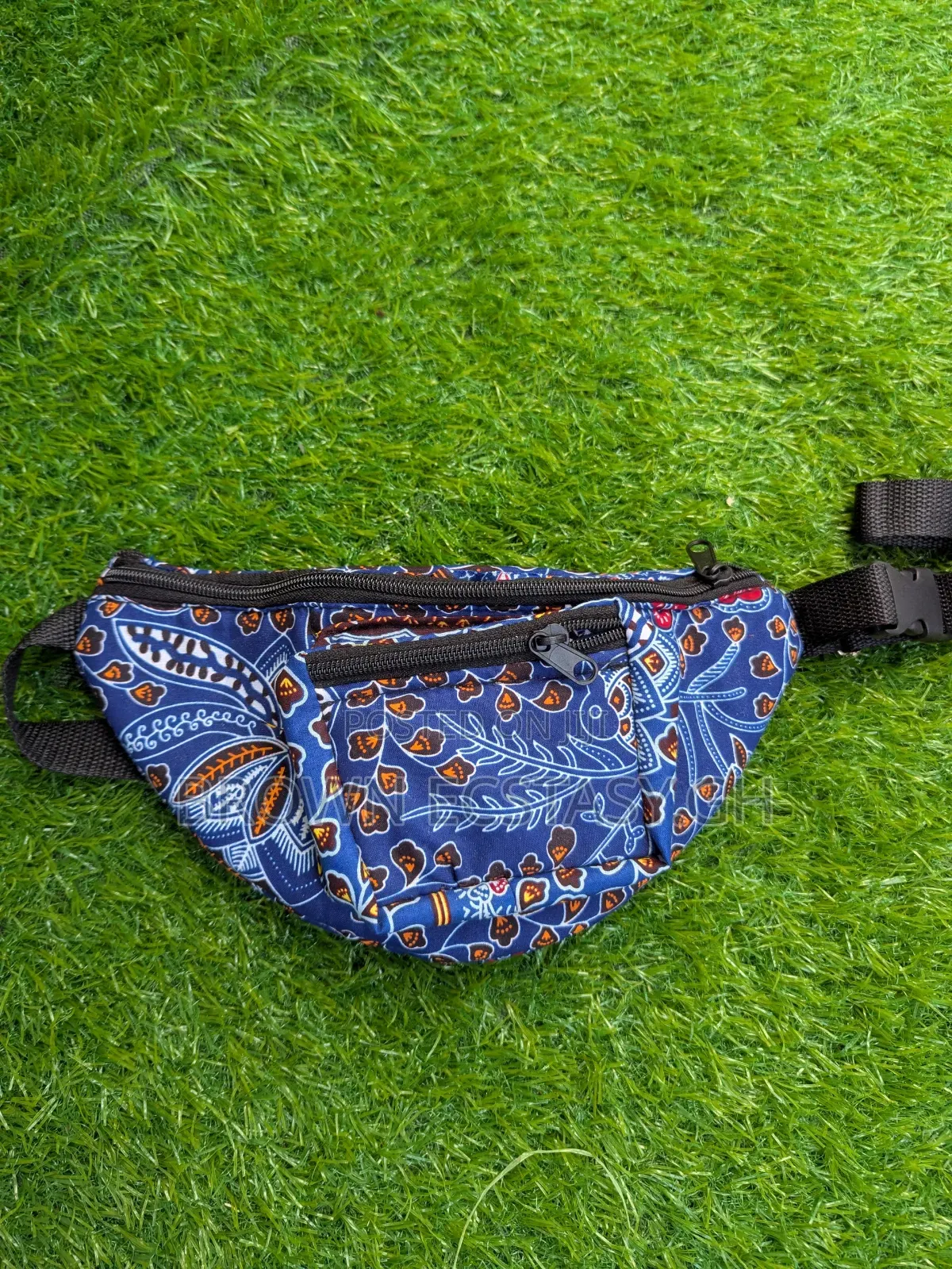 African Print Waist Bag
