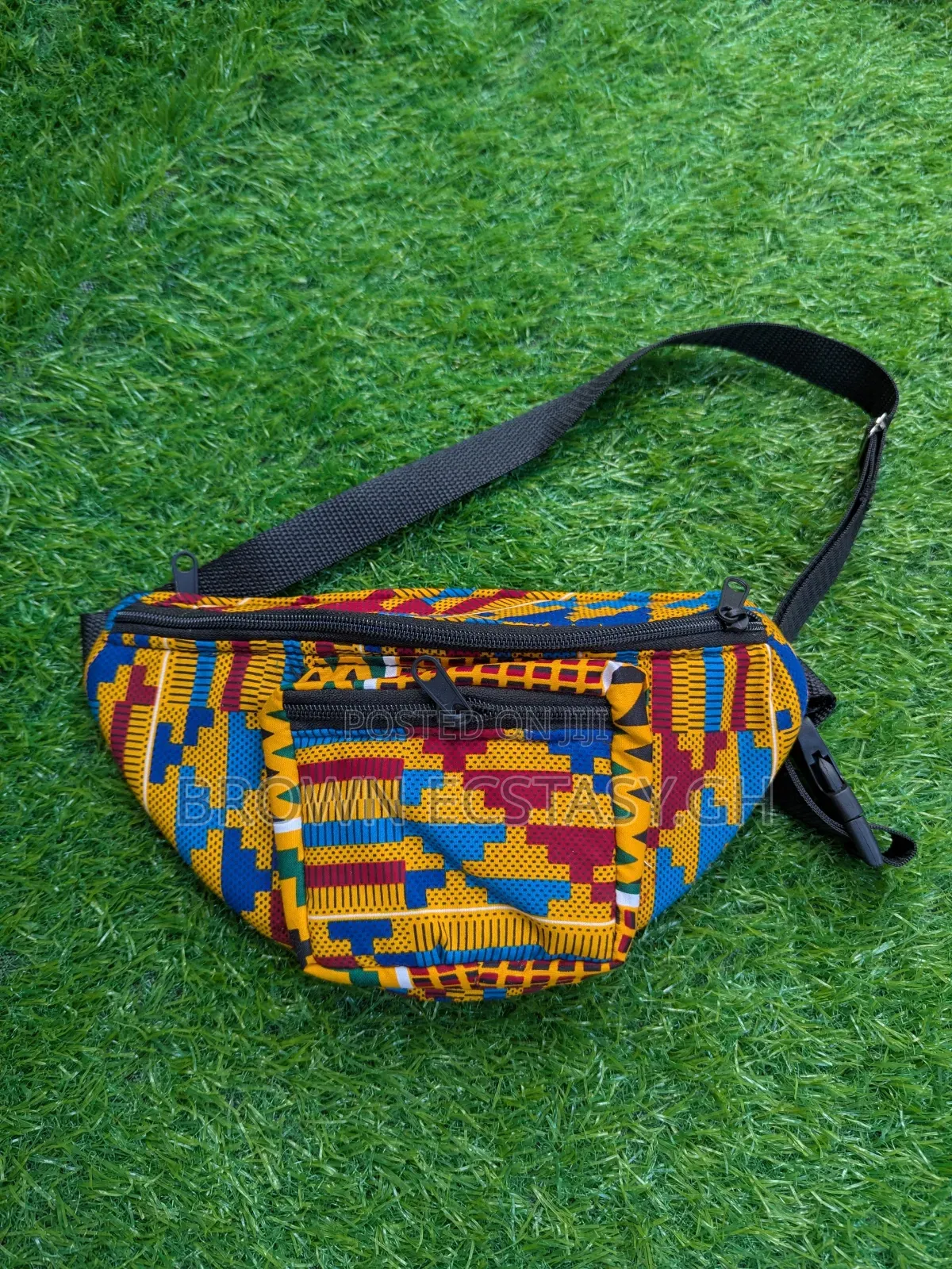 African Print Waist Bag
