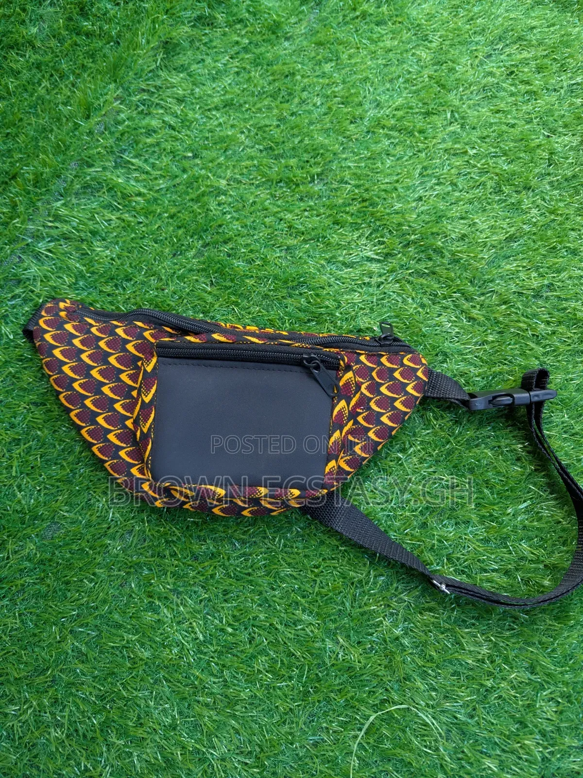 African Print Waist Bag