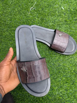 Calvin Klein Crocodile Leather Sandals