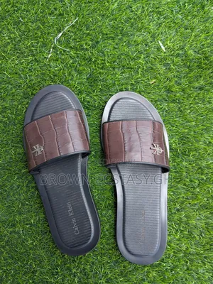 Calvin Klein Crocodile Leather Sandals