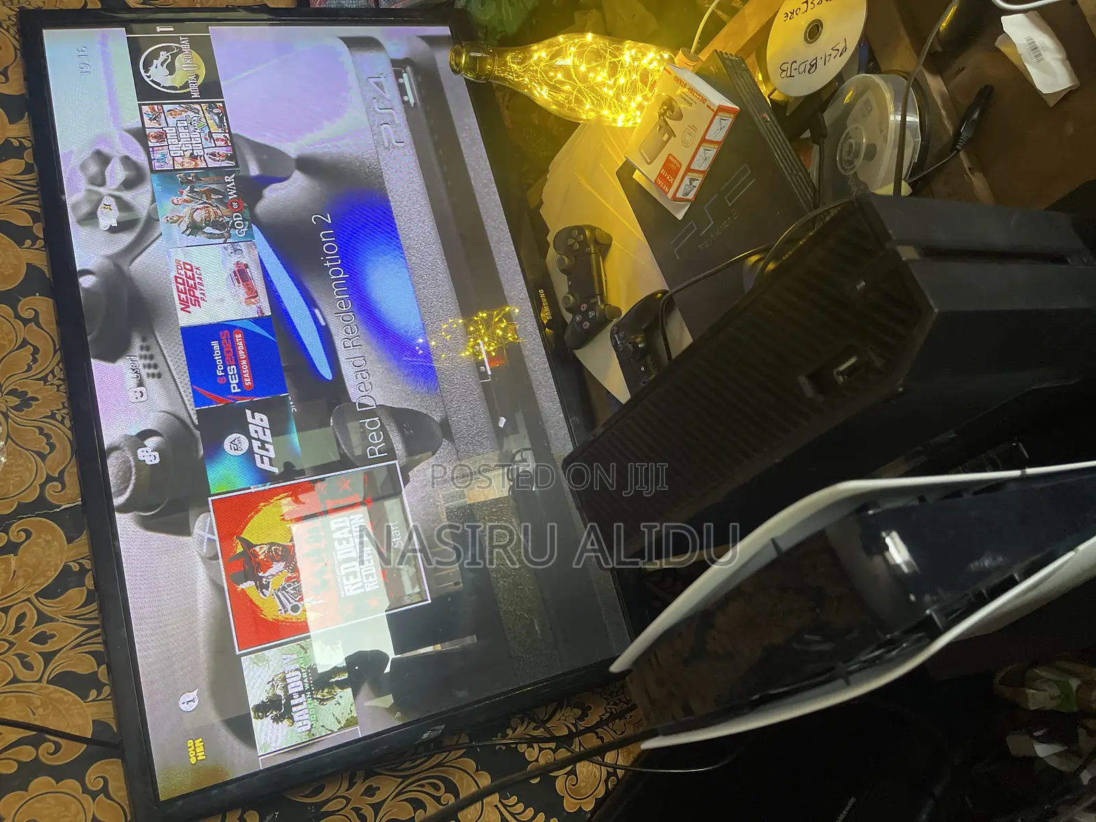 Ps4 Slim With Fc26 7 Games