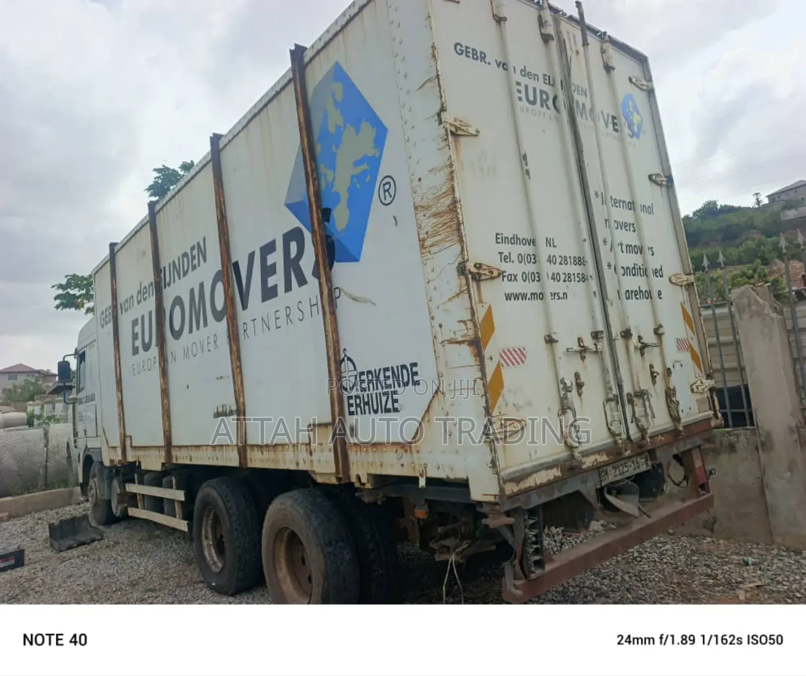Registered 2016 Daf Container