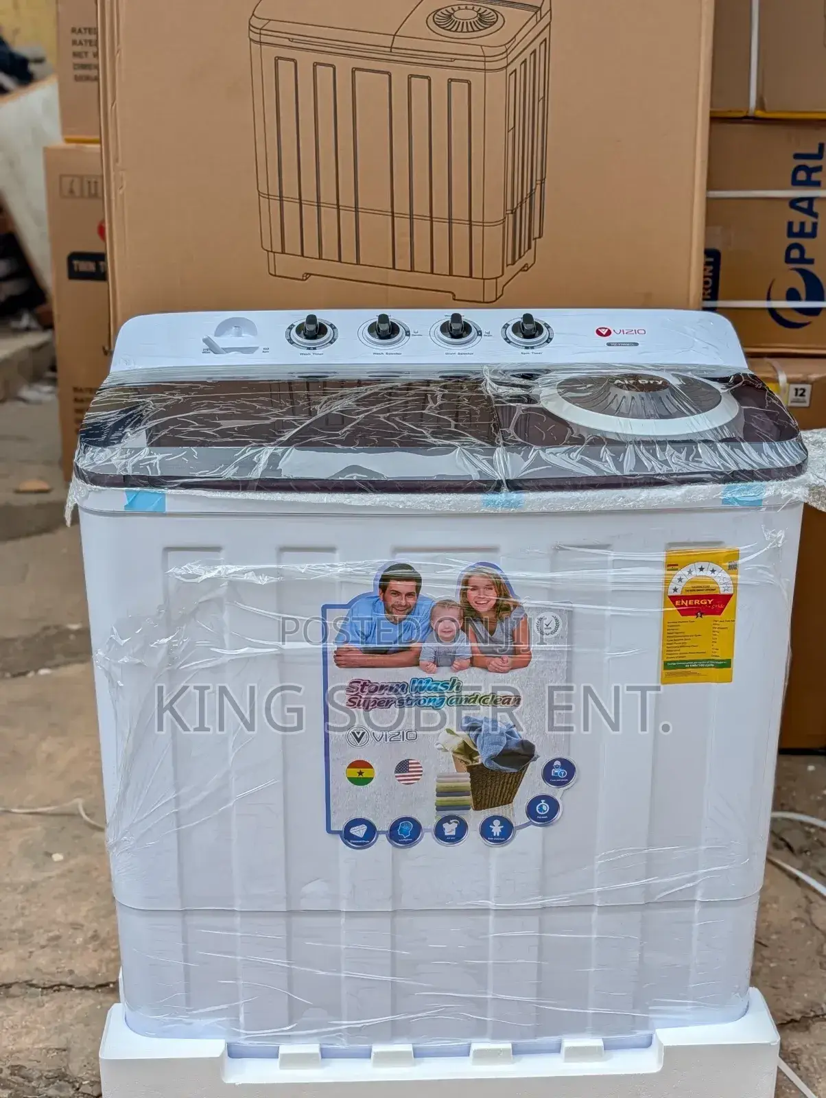 Vizio 20kg Semi Automatic Washer Ghc41000