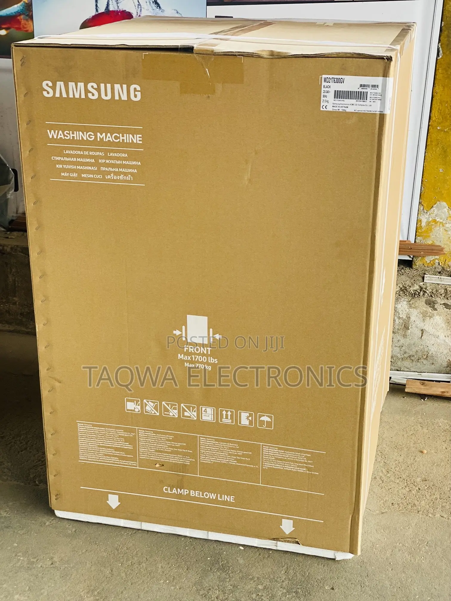Quality Samsung Wash and Dry 21kg/12kg-Washing Machine