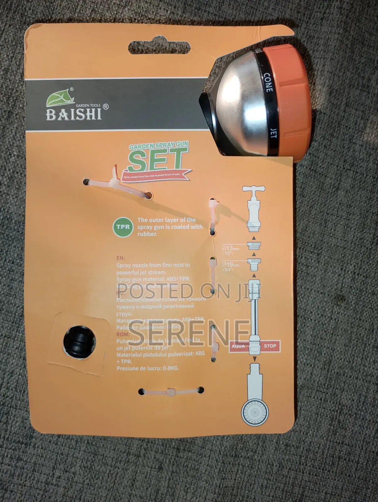 Multi-mode Gun Set Water Hose Connectors
