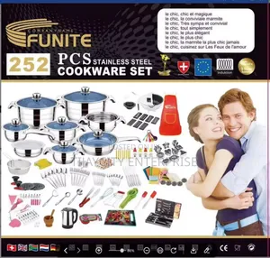 252pcs Funite Stainless Steel Cookware