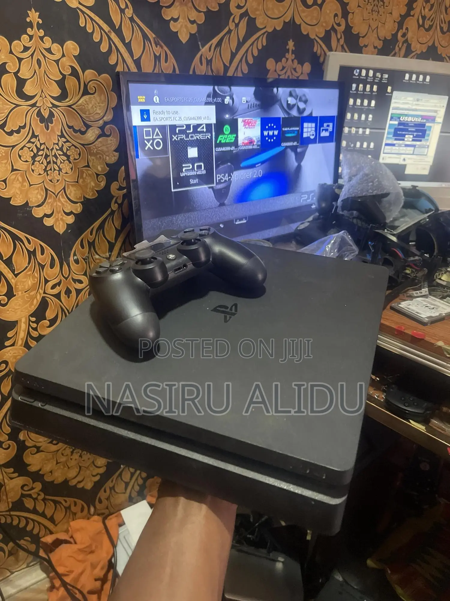 Ps4 Slim With Fc26 7 Games