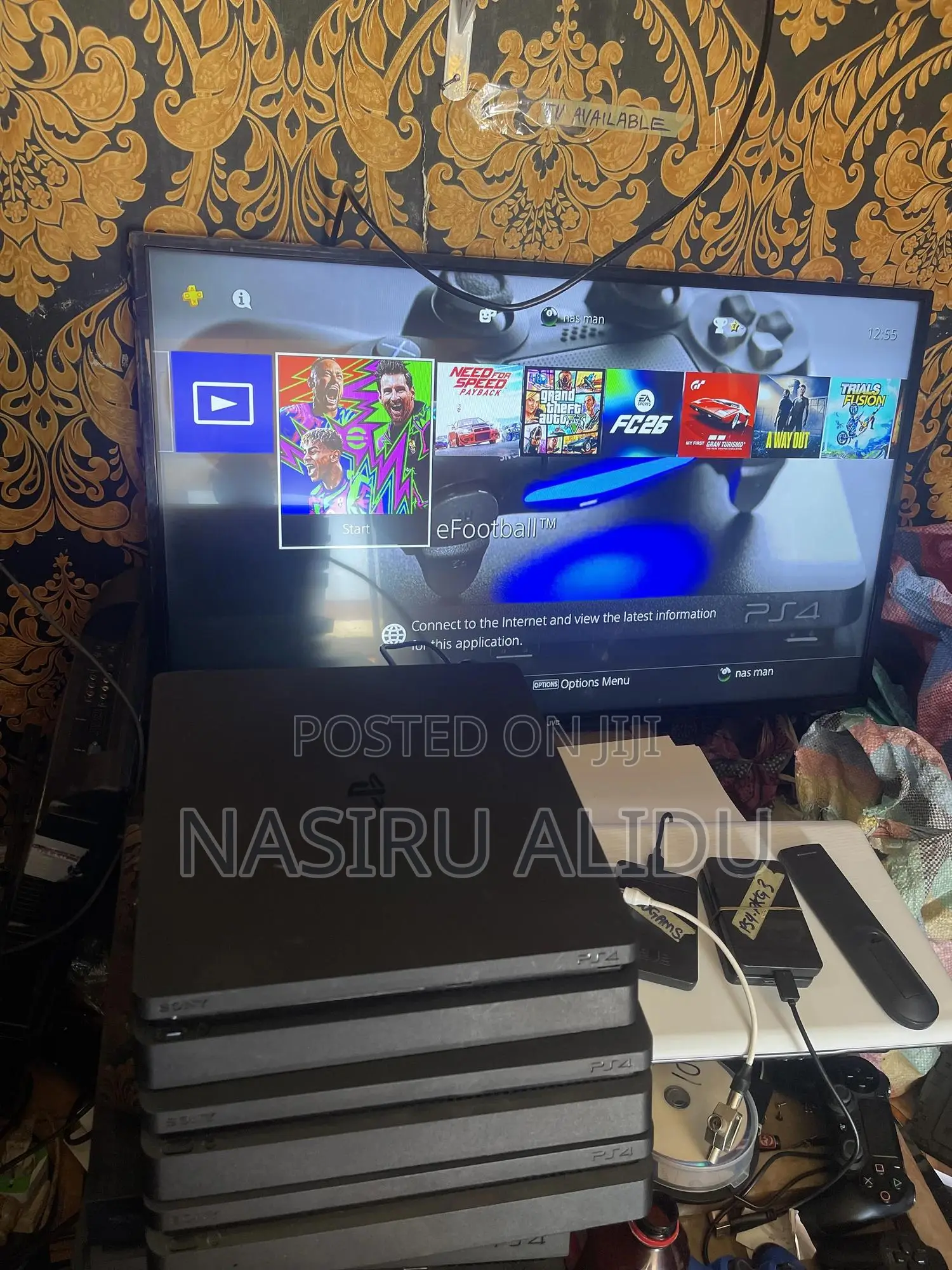 Ps4 Slim With Fc26 7 Games