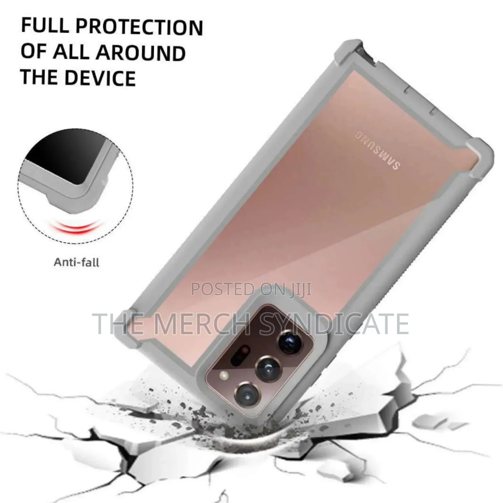Galaxy Note 9 to S25 Ultra 360 Shockproof Armour Bumper Case Cover