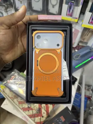 iPhone 17 Pro and Pro Max Frosted Frameless Metal Kickstand Case