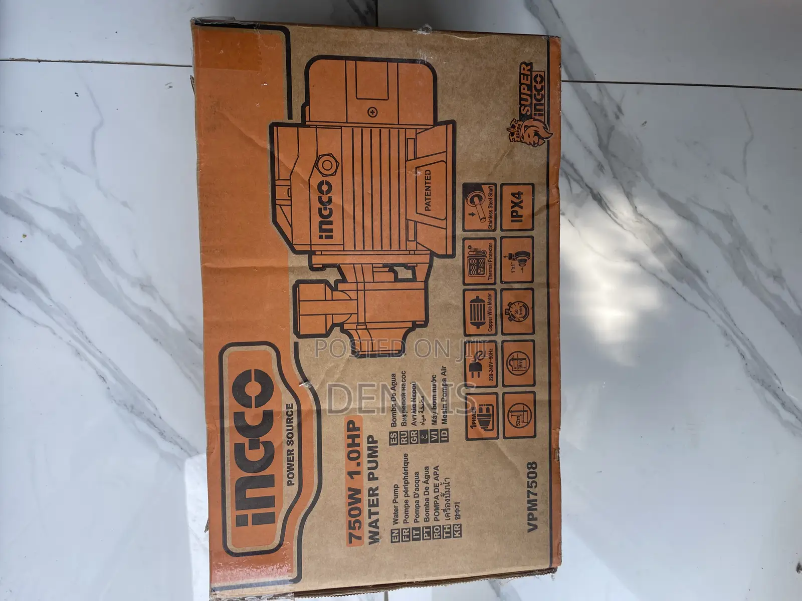 Ingco 1.0 Hp Water Pump