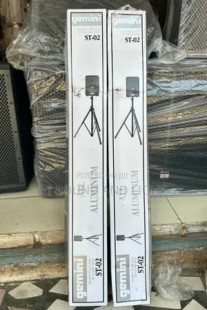 Speaker Stand - Pair With Adjustable Height