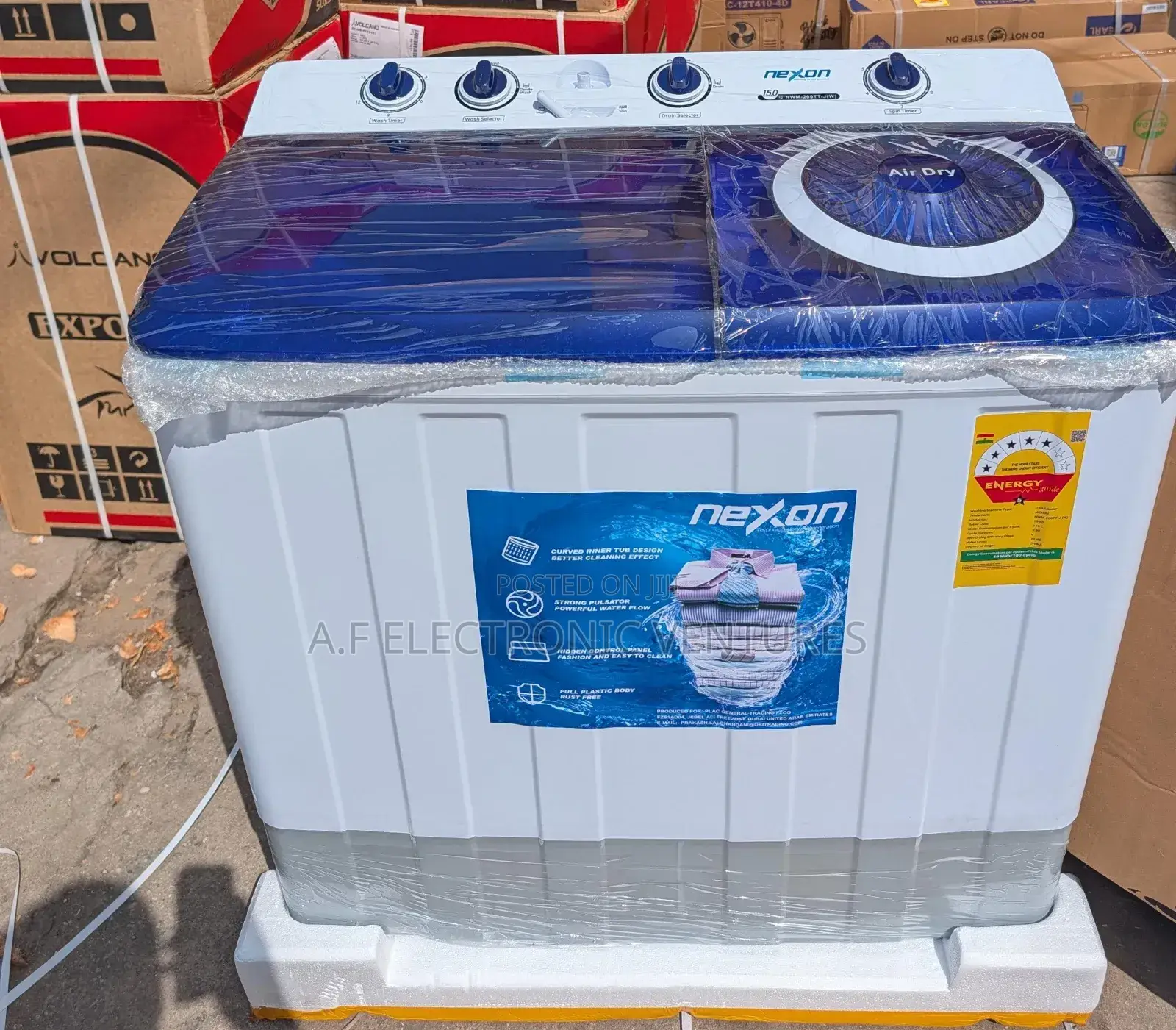 Nexon 15kg Twin Tub Semi-Automatic Washing Machine