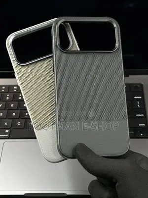 Vegan Matrix Leather Back Case for iPhone 17 Pro Max
