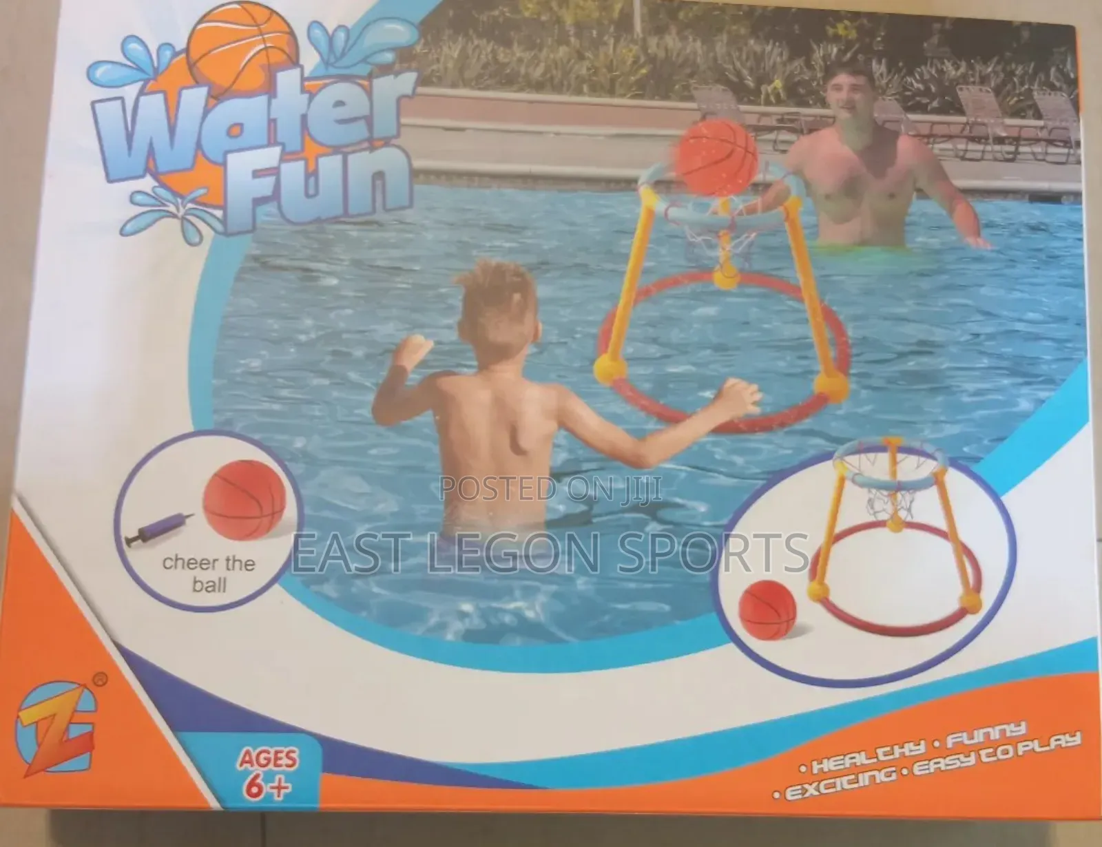 Pool Floater Basketball Hoop