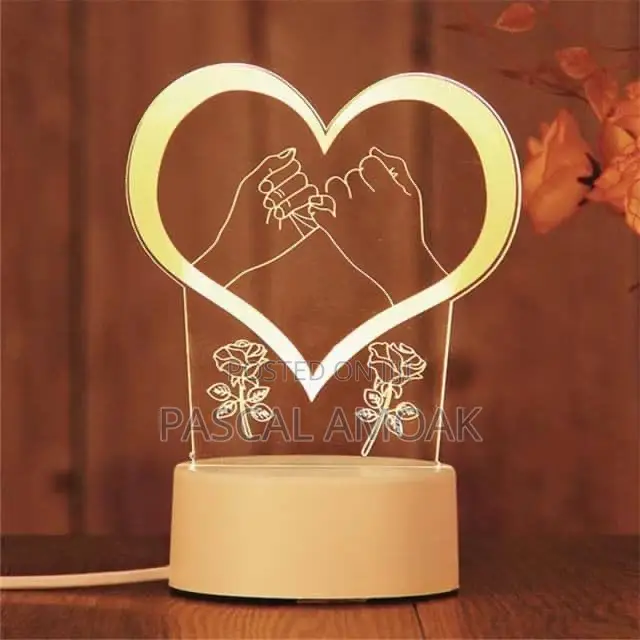 Lover’S Valentines Gift | 3d Led Lamp Creative 3d Led Night Lights