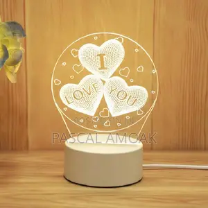 Lover’S Valentines Gift | 3d Led Lamp Creative 3d Led Night Lights