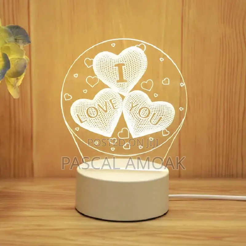 Lover’S Valentines Gift | 3d Led Lamp Creative 3d Led Night Lights