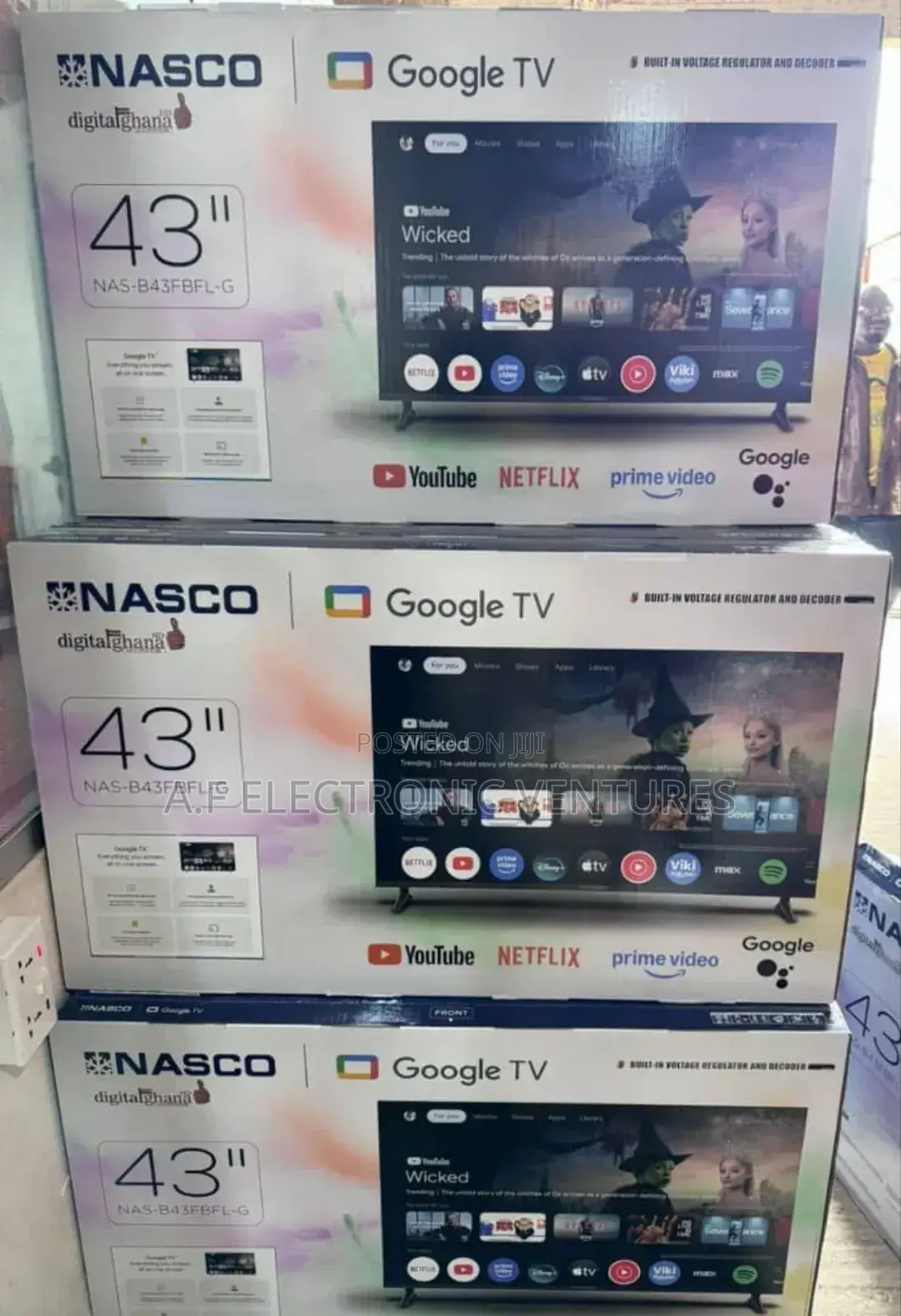 Nasco 43-Inch Smart Google Tv