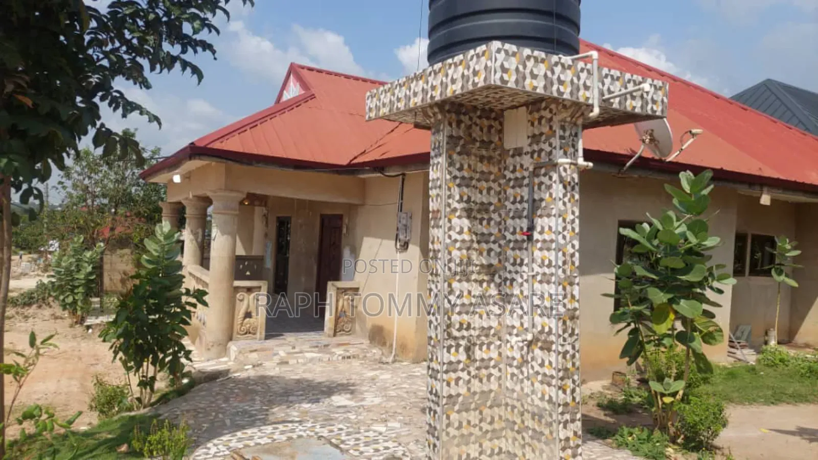 Furnished 3bdrm House in Meduma Yasore, Kwabre for sale
