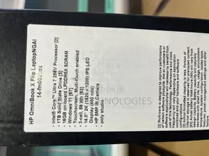 New Laptop HP OmniBook Ultra Flip 14" 16GB Intel Core Ultra 7 SSD 1T