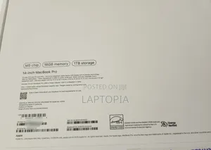 New Laptop Apple Macbook Pro 2025 M5 14-inch 16GB Apple M5 SSD 1T