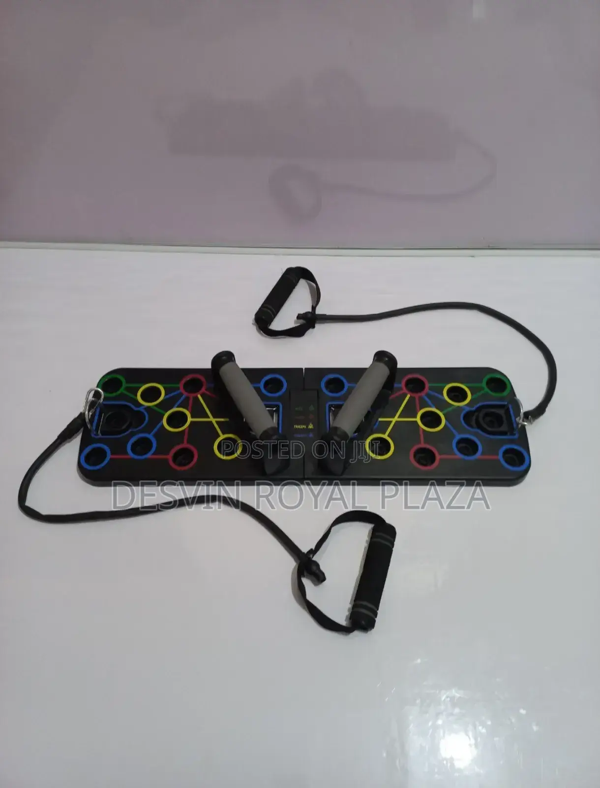 Push Up Board With Resistance Bands