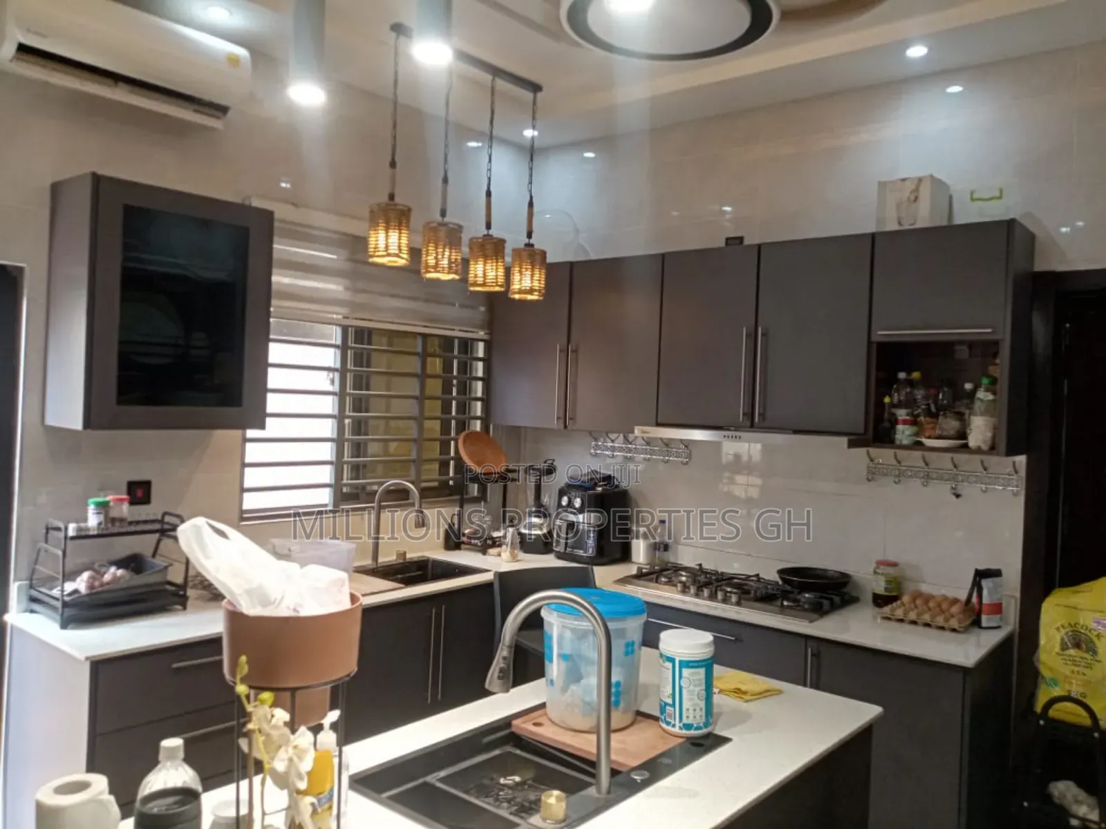 Furnished 3bdrm House in Millions Properties, Kumasi Metropolitan