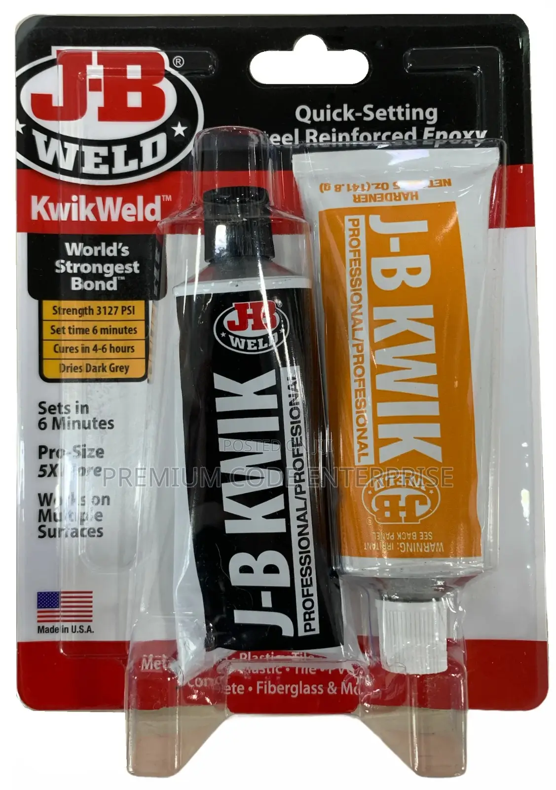 Steel Reinforced Epoxy – Fast-Setting Professional Twin Pack 10oz