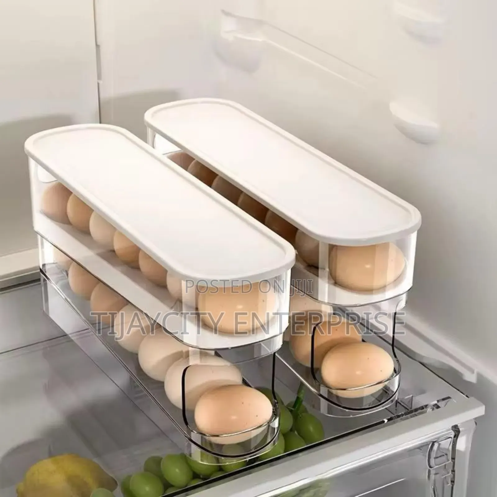 Auto Rolling Egg Organizer