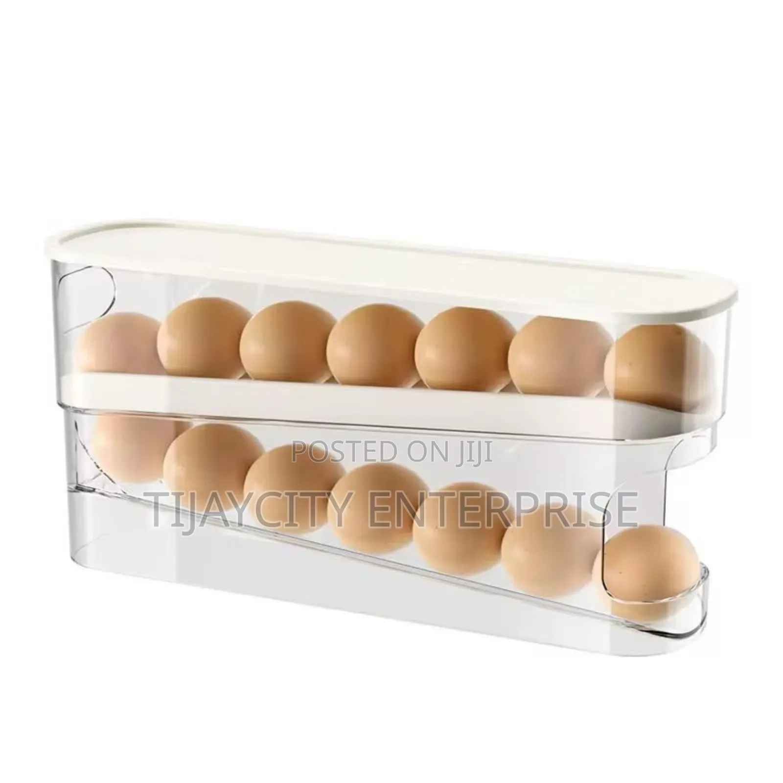 Auto Rolling Egg Organizer