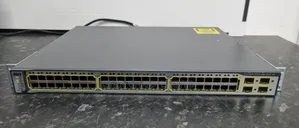 Cisco Catalyst 3750 48poe Ws-C3750v2-48ps-S V08 Poe Network Switch