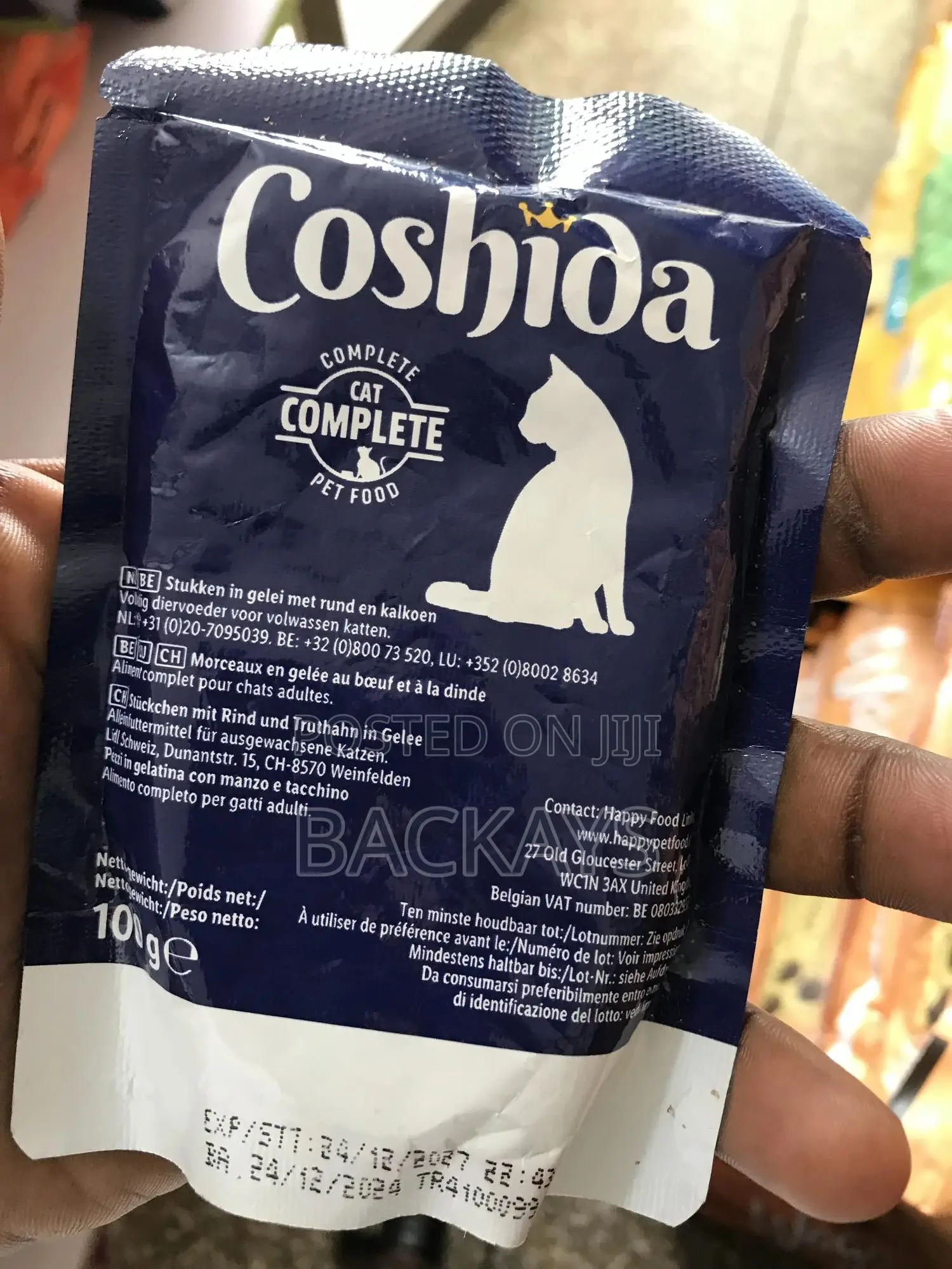 Coshida Wet Cat Food With Poultry in Sauce