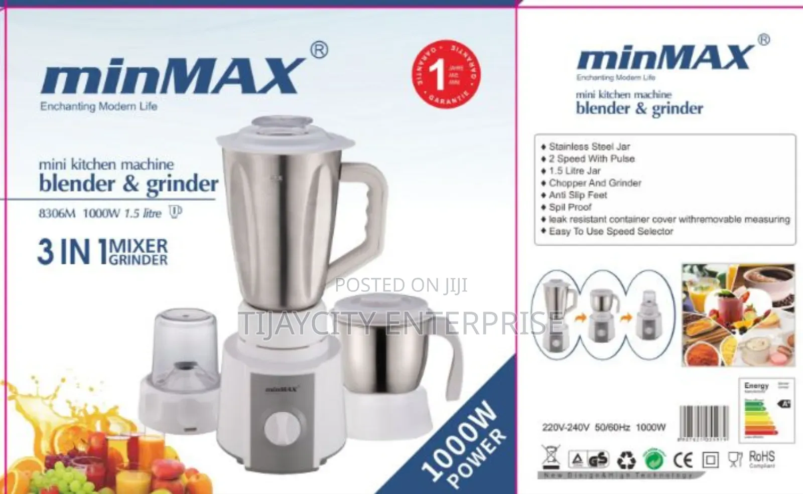 3 in 1 Minimax Blender