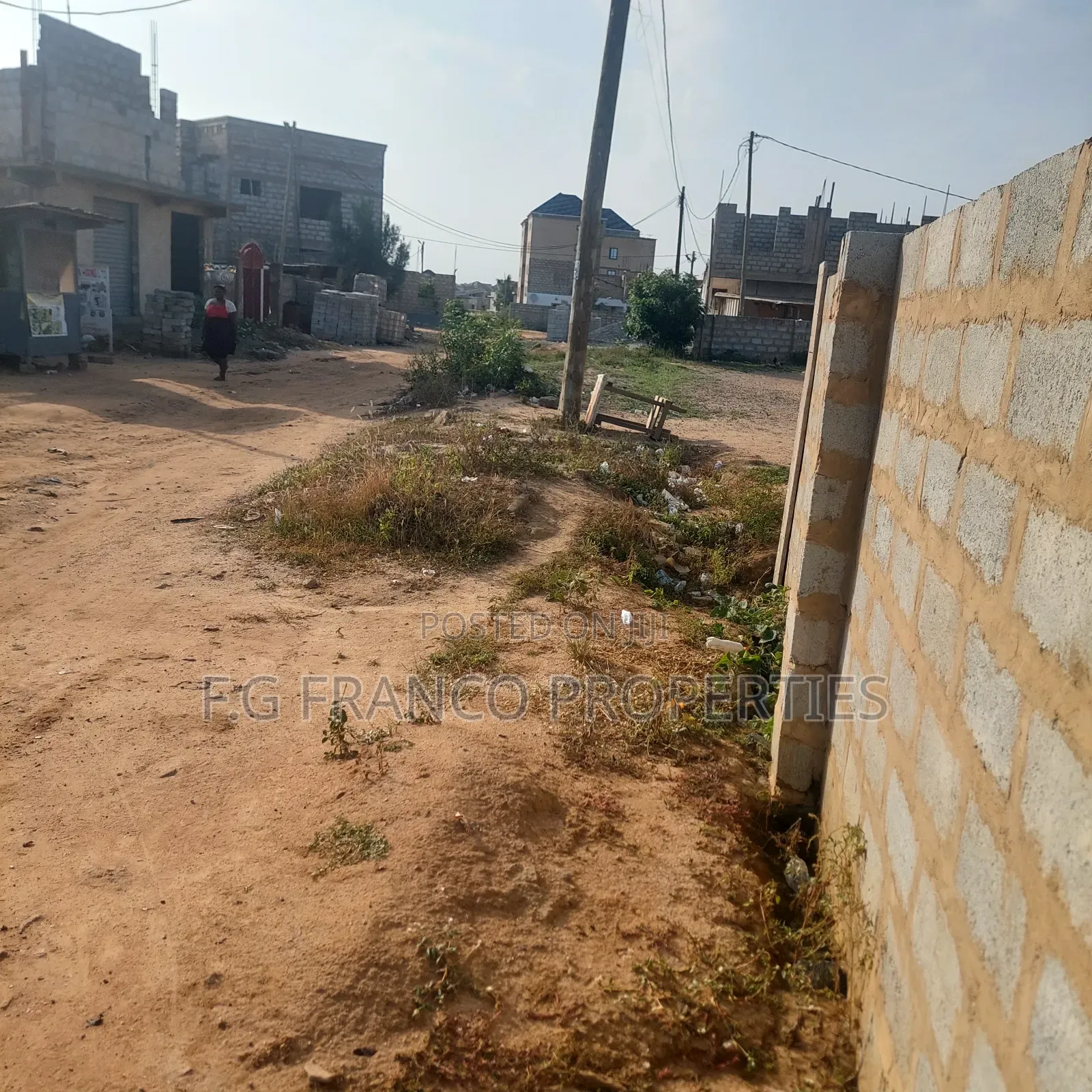 Helf Plot of Land for Sale at Lashibi