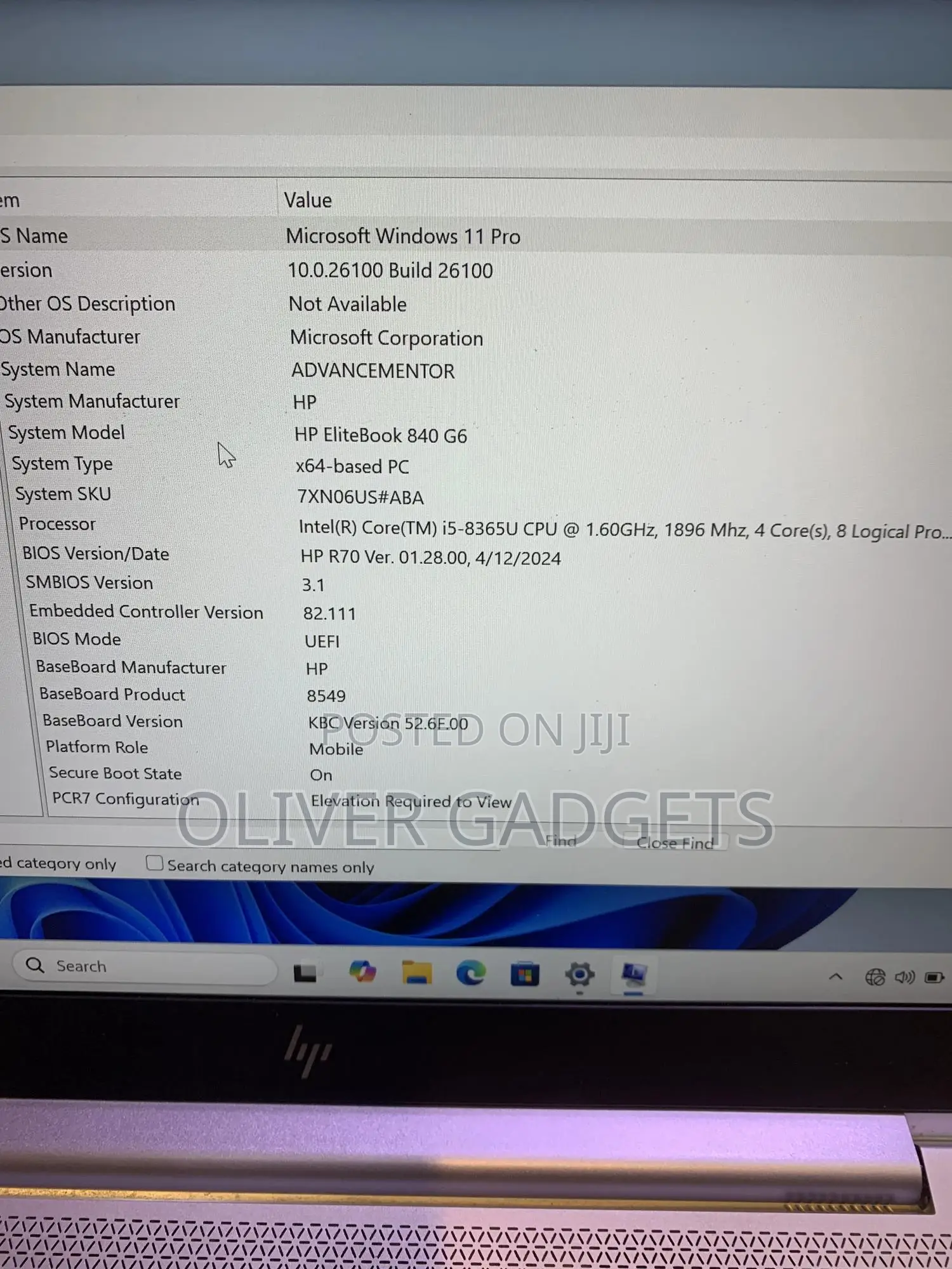 Laptop HP EliteBook 840 G6 16GB Intel Core I5 SSD 256GB