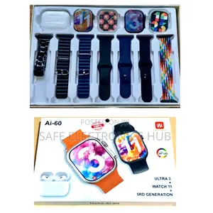 Ai-60 Suit With 2 Smart Watch+1 Airpod+7 Straps