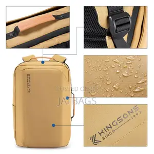 Top-Notch Khaki Waterproof Laptop Backpack (Free Delivery)