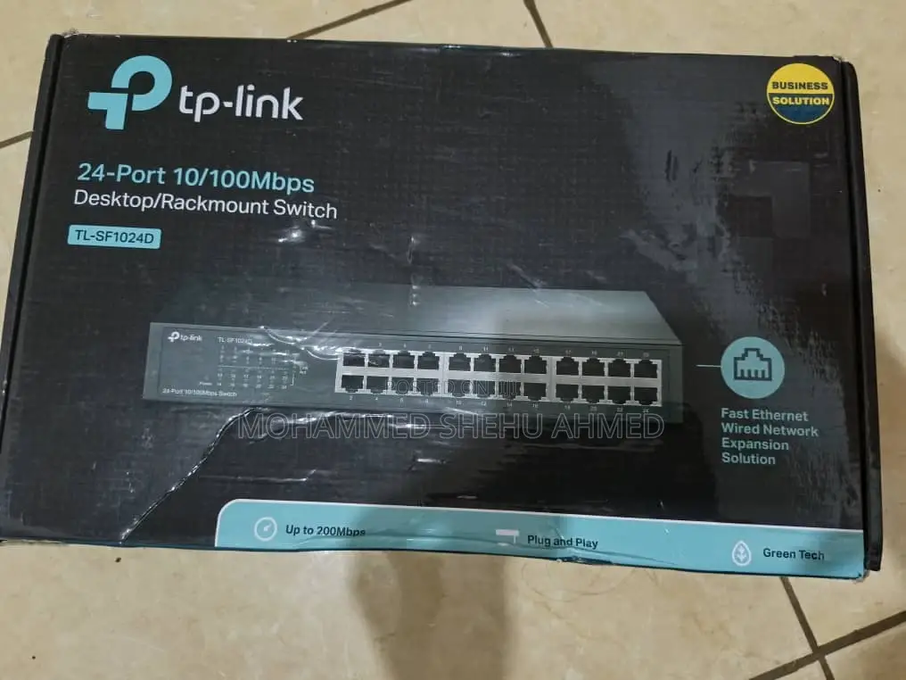 Tp-Link 24-Port Fast Ethernet Switch (Tl-Sf1024d) – Original, Durable