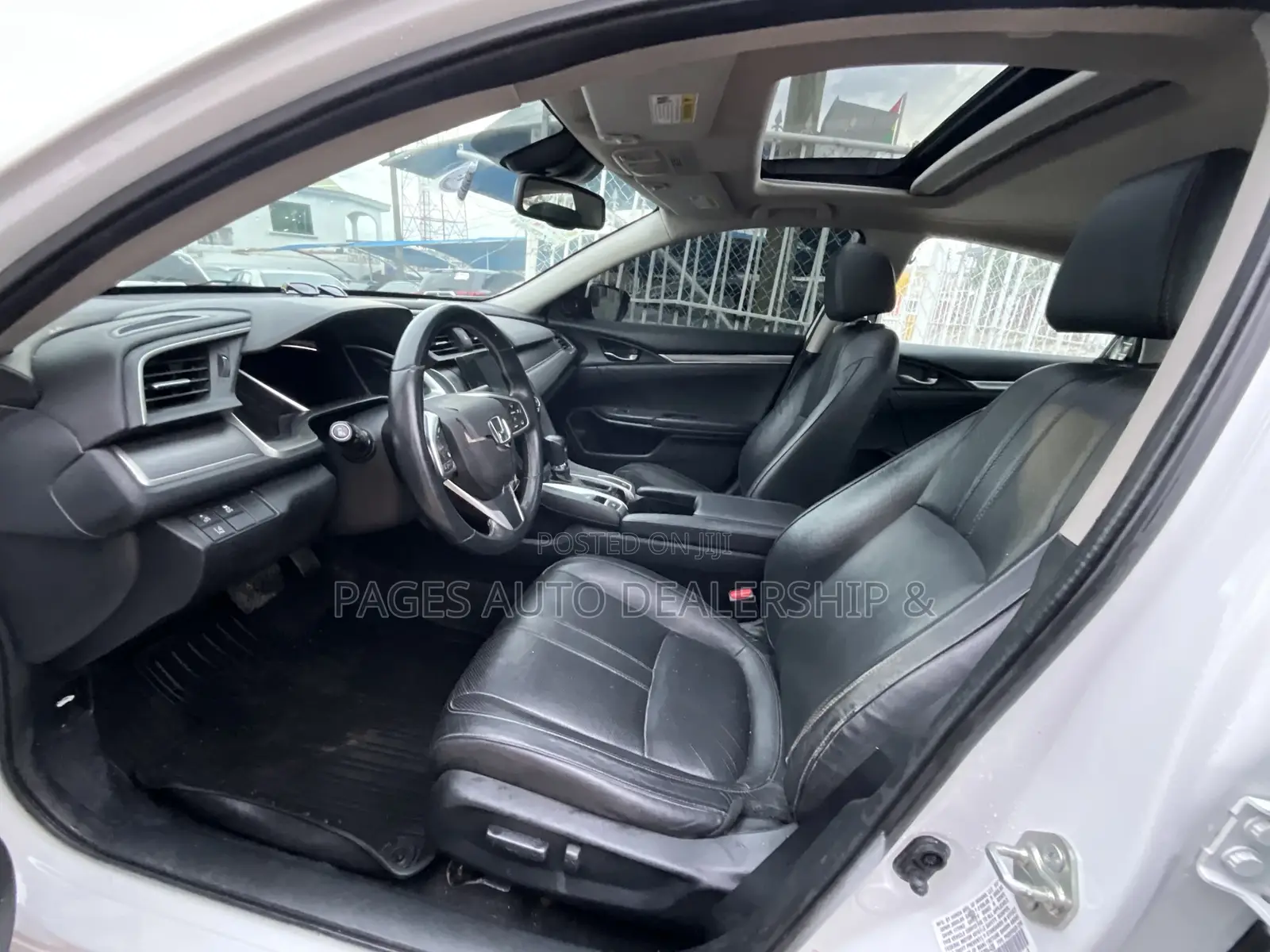 Honda Civic Touring 4dr Sedan (1.5L 4cyl) 2016 White