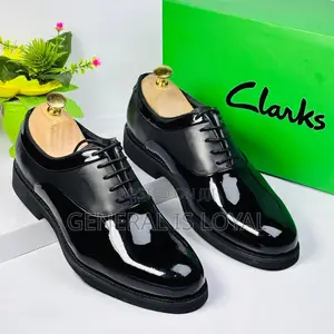 Clarks Black Lace Mix Leather Men’S Shoe