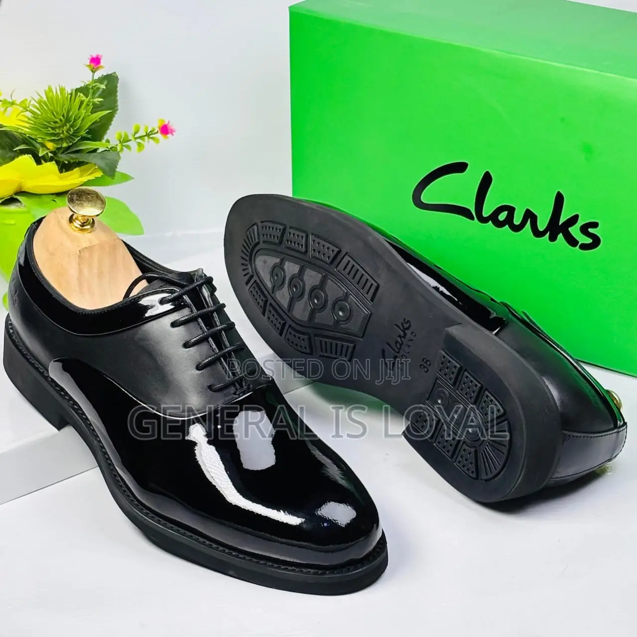 Clarks Black Lace Mix Leather Men’S Shoe