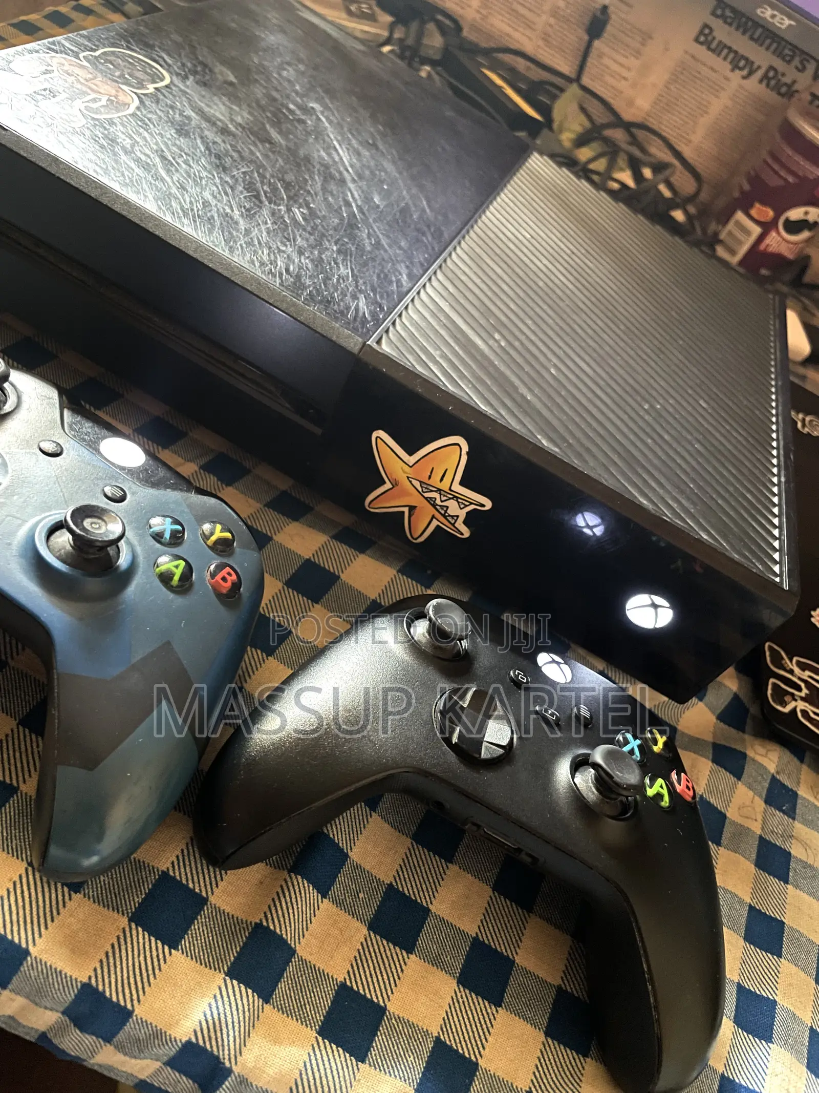 Xbox One Console With Two Countries and 14 Games No Power Breaker