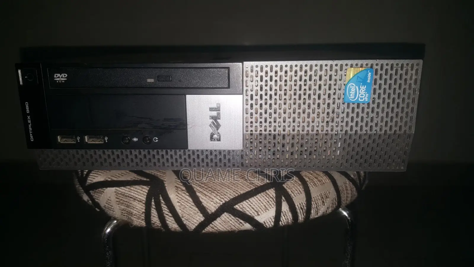Desktop Computer Dell OptiPlex 790 8GB Intel Core I7 SSD 250GB