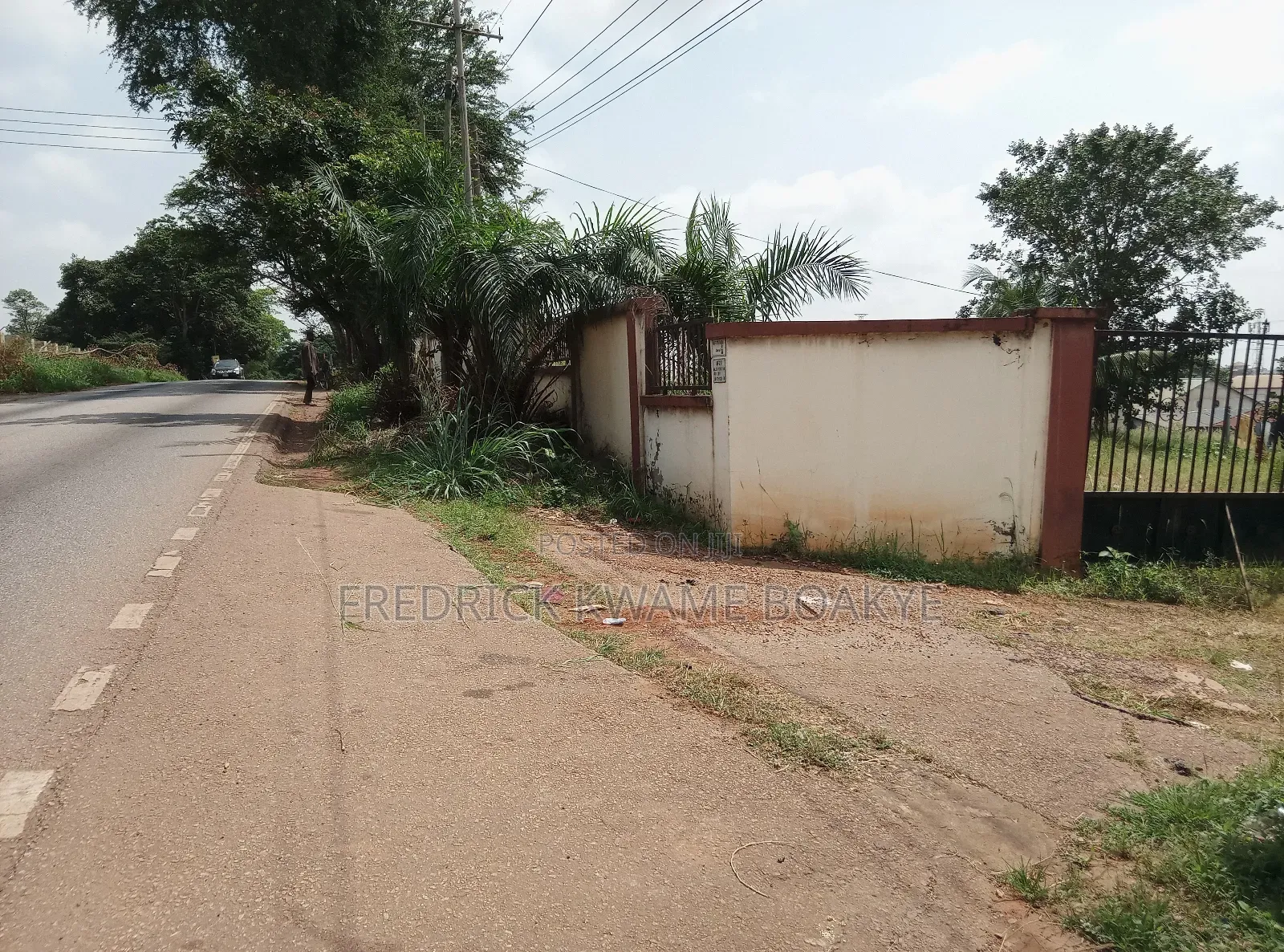 One Acre Plot of Land for Sale at Danyame Main Road