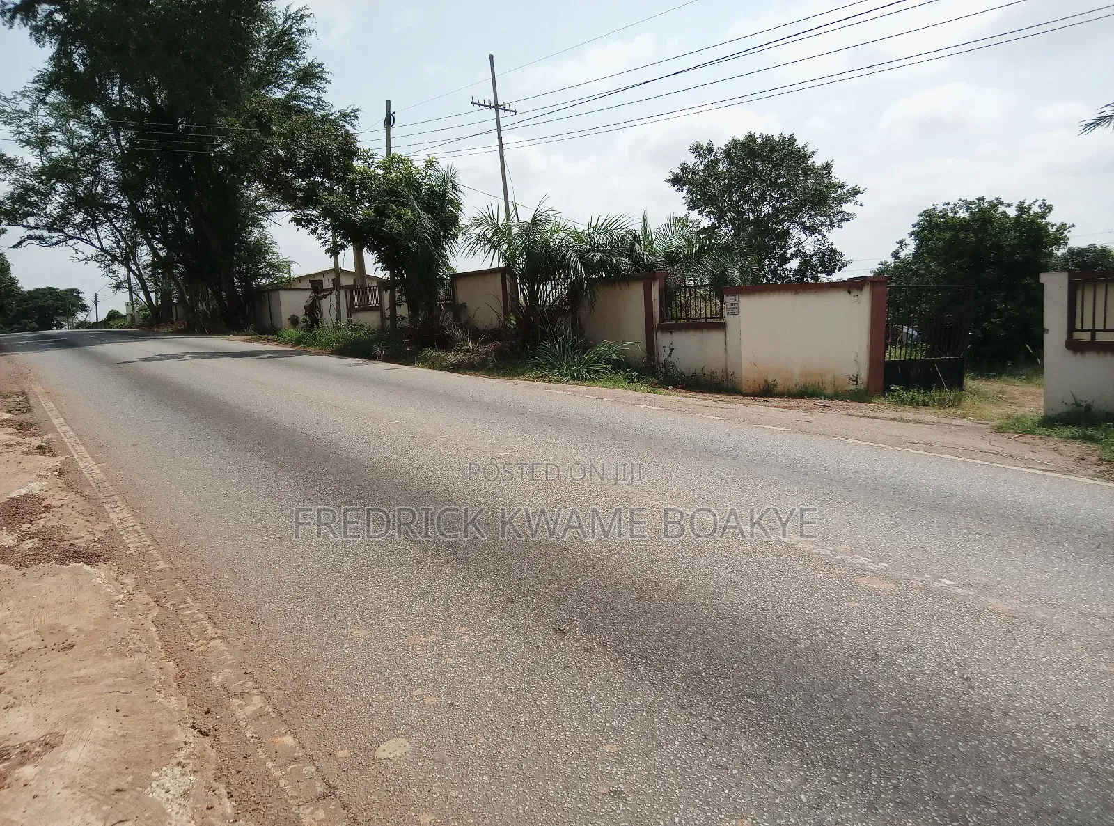 One Acre Plot of Land for Sale at Danyame Main Road